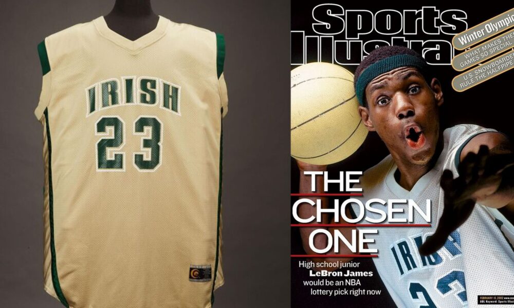 maglia lebron james sports illustrated