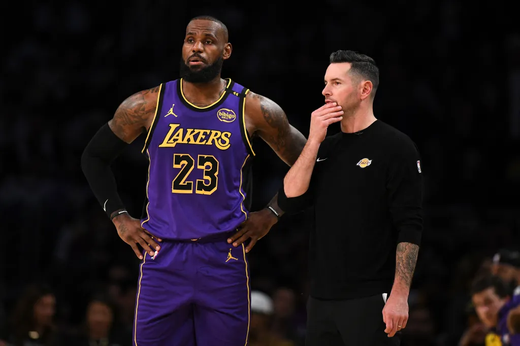 jj redick lebron james los angeles lakers