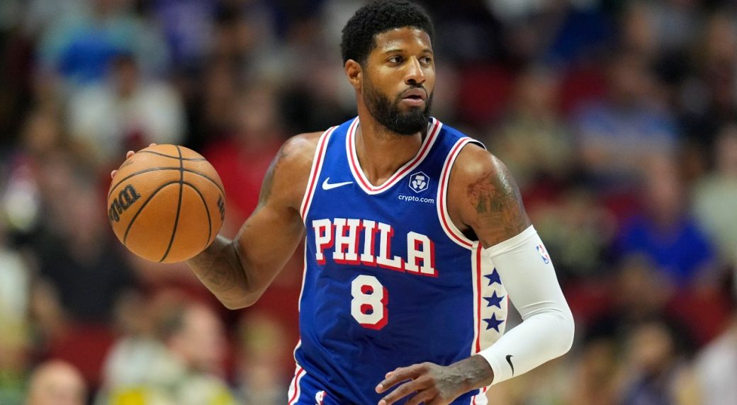 paul george philadelphia 76ers fischi