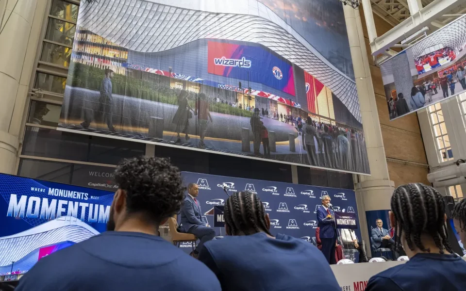 Washington wizards nuovo palazzetto NBA